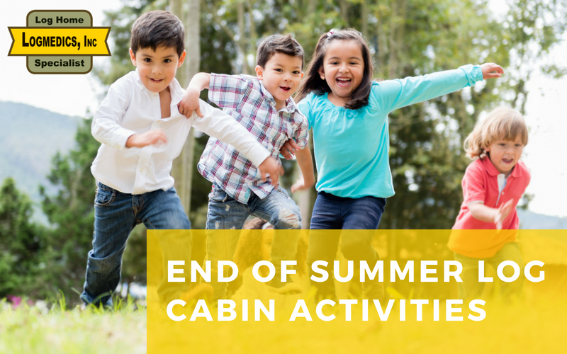 End of Summer Log Cabin Activities
